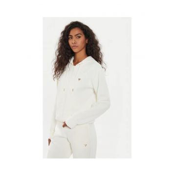 Hanorac regular fit cu fermoar