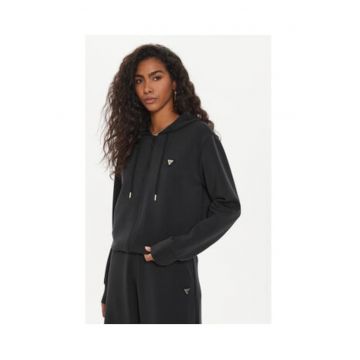 Hanorac regular fit cu logo mic