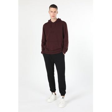 Hanorac regular fit de bumbac cu buzunar kangaroo