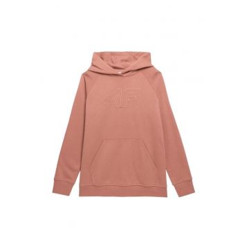 Hanorac roz din bumbac pentru dama marca