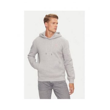 Hanorac slim fit din amestec de bumbac