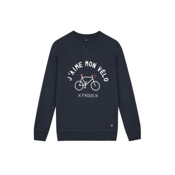 Hanorac unisex  bumbac/poliester - bleumarin -