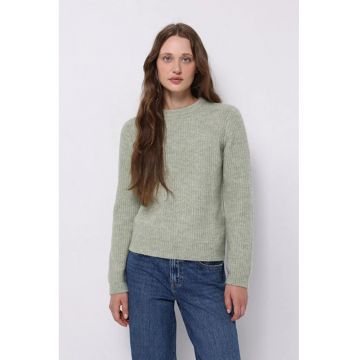 Pulover de dama  verde - bumbac - marime L