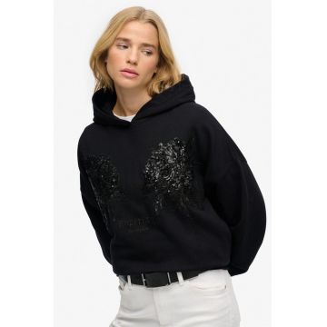 SUPERDRY - Hanorac cu aplicatii cu paiete