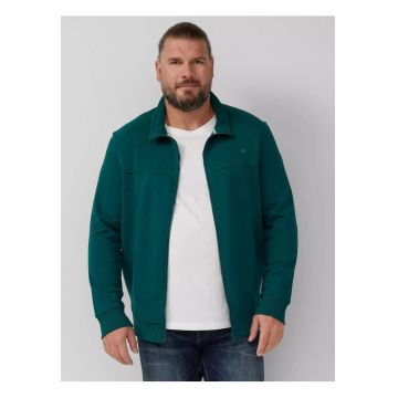 Big Sizes Bluza barbati big sizes cu guler inalt si fermoar - Regular fit