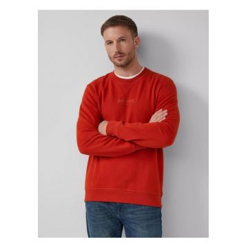 Bluza barbati cu decolteu la baza gatului - logo - Regular Fit