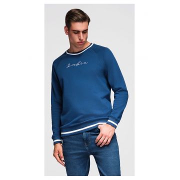 Bluza cu maneci raglan si detalii contrastante  OM-SSNZ-0244