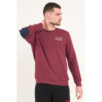 Bluza de trening cu aplicatii pe coate