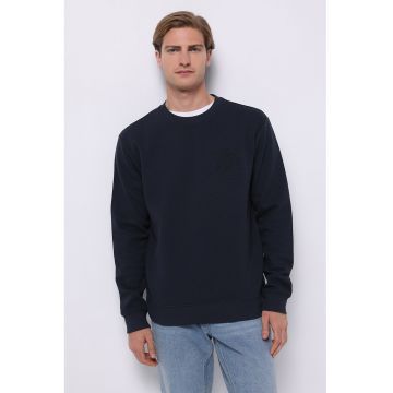 Bluza de trening cu broderie pe piept