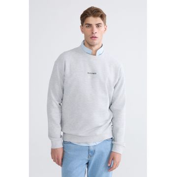 Bluza de trening cu decolteu la baza gatului si maneci cazute