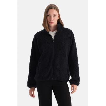 Bluza de trening cu guler inalt