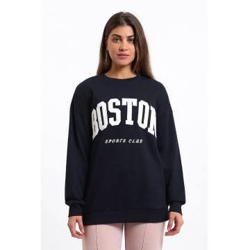 Bluza de trening cu imprimeu text