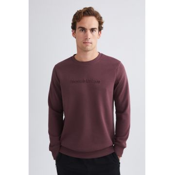 Bluza de trening cu text in relief