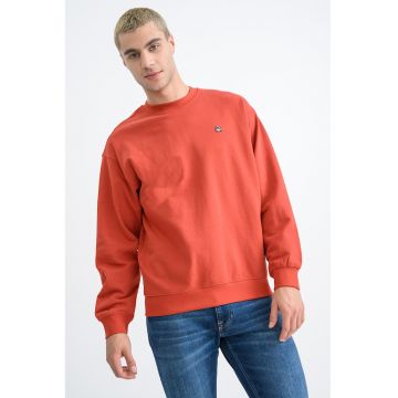 Bluza de trening din bumbac cu decolteu rotund