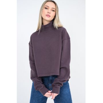 Bluza de trening din bumbac cu guler inalt Isra