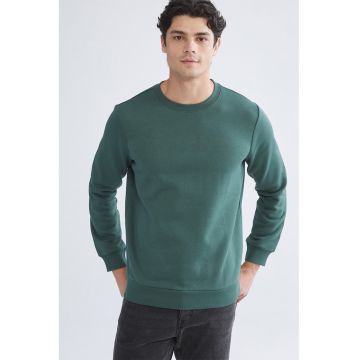 Bluza de trening slim fit cu decolteu la baza gatului