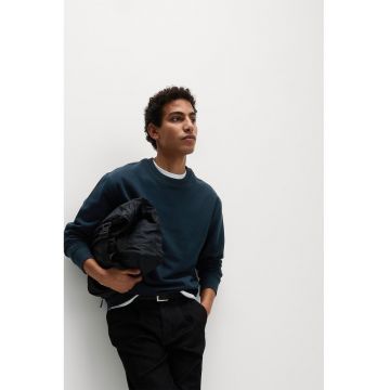 Bluza de trening uni cu decolteu la baza gatului