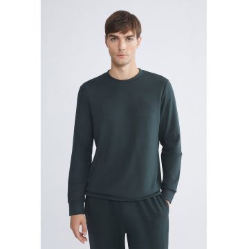 Bluza de trening uni cu decolteu la baza gatului