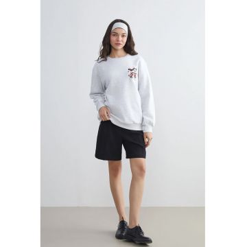 Bluza lejera din amestec de bumbac