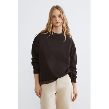 Bluza lejera uni de trening cu maneci raglan