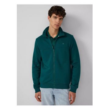 Bluza sport cu guler inalt si fermoar - Regular fit