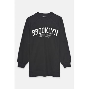 Bluza supradimensionata de trening cu maneci raglan