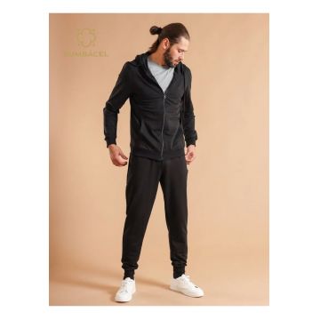 Hanorac barbat uniton cu fermoar si gluga