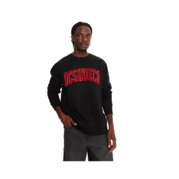 Hanorac barbati -  bumbac/poliester - negru/rosu -