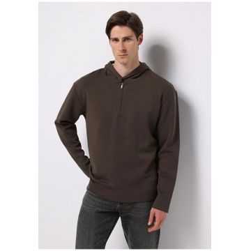 Hanorac barbati  maro - bumbac - marime