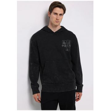 Hanorac barbati  negru - bumbac - marime L