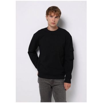 Hanorac barbati  negru - bumbac - marime