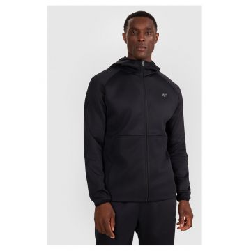 Hanorac Barbati  Negru - Gluga Fermoar - Tehnologie 4FDry - AW25