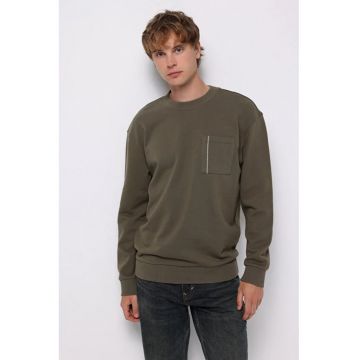 Hanorac barbati  verde - bumbac - L