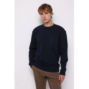 Hanorac / Bluza De Barbati Albastru Marin Comfort Fit Cl1076486 8684112959245