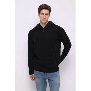 Hanorac / Bluza De Barbati Negru Comfort Fit 8684112959986