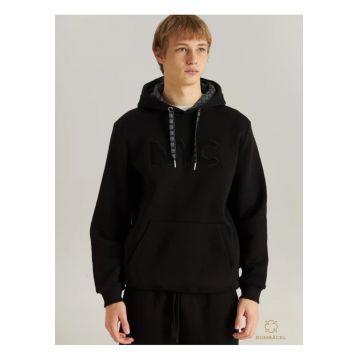 Hanorac calduros - cu gluga - din bumbac pentru barbati