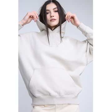 Hanorac cu imprimeu si maneci cazute