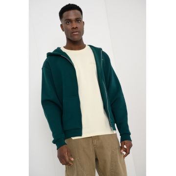 Hanorac cu model uni si fermoar