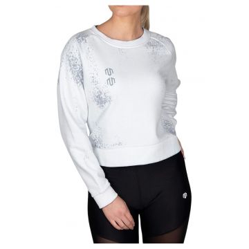 Hanorac dama -  Bumbac/Poliester - Alb