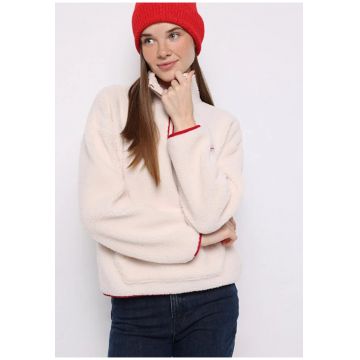 Hanorac dama  Ecru Regular Fit Bumbac L