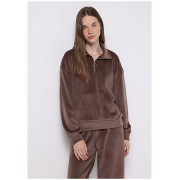 Hanorac dama  maro - bumbac - marime L