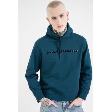 Hanorac de bumbac cu logo