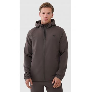 Hanorac de trening  cu gluga - uscare rapida - maro