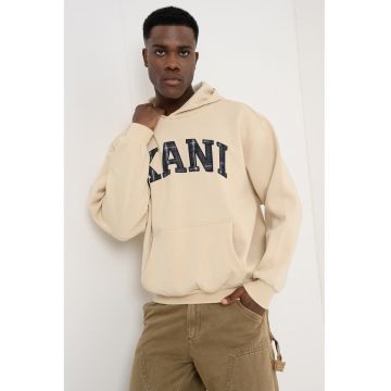 Hanorac din amestec de bumbac cu imprimeu logo