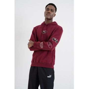 Hanorac din amestec de bumbac cu logo Ess