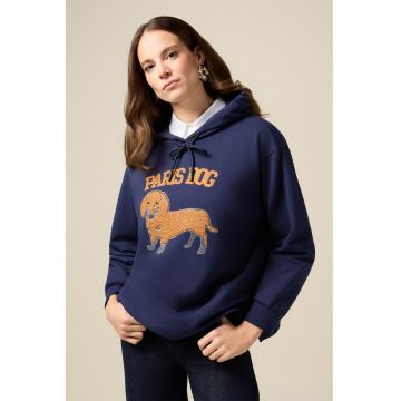 Hanorac din amestec de bumbac cu model grafic