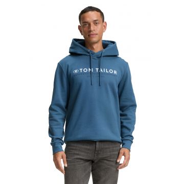 Hanorac din amestec de lana cu imprimeu logo