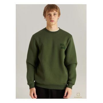 Hanorac din bumbac cu flis pentru barbati