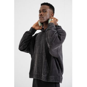 Hanorac lejer din bumbac cu aspect decolorat Future