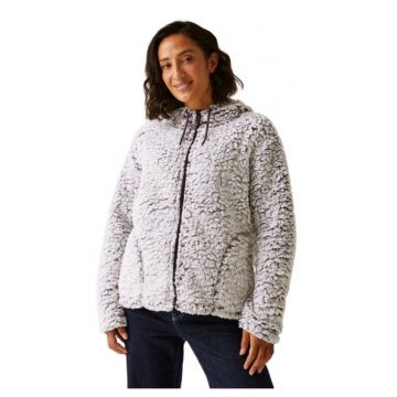 Hanorac pufos cu fermoar